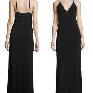 ALICE + OLIVIA Sheer Insert Cami Strap Maxi Dress Size 0